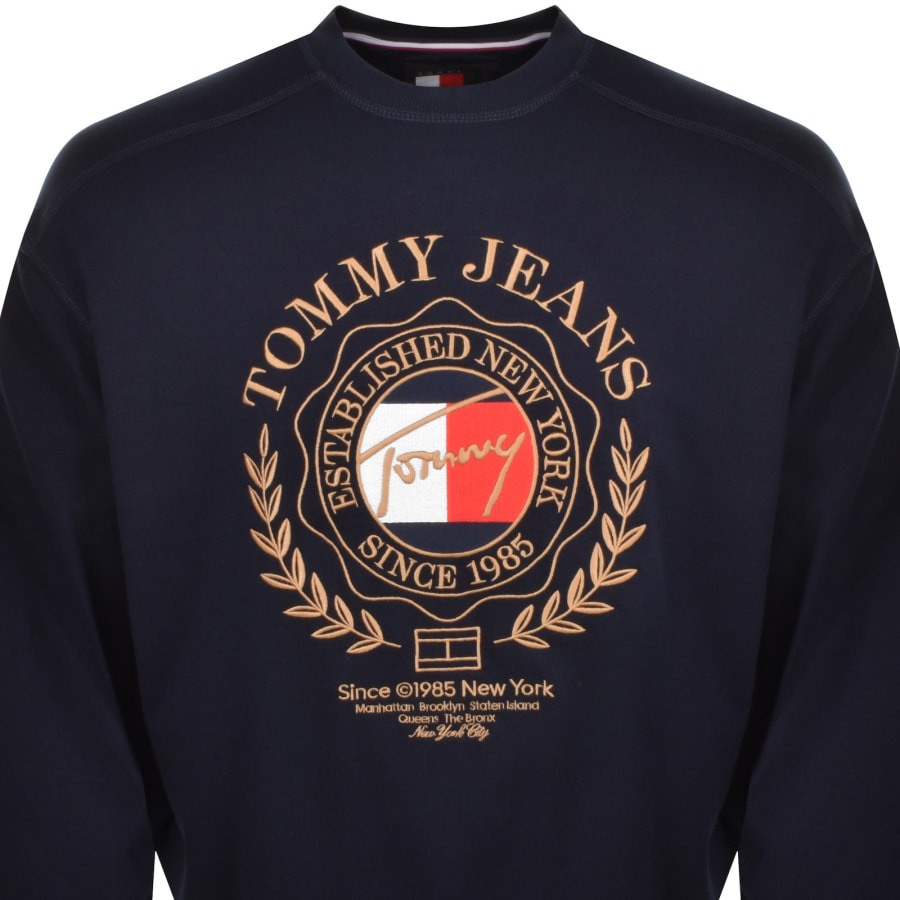 Tommy jeans circle sweatshirt shop